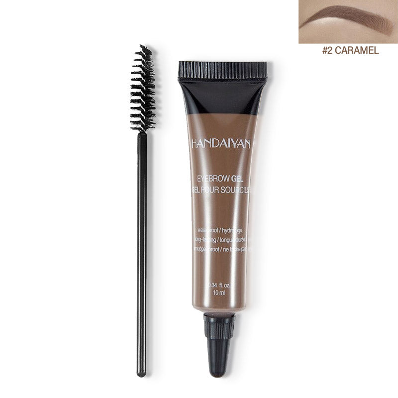 Mooie, gedefinieerde wenkbrauwen dankzij Handayan wenkbrauwcrème. Langhoudende oogmake-up.