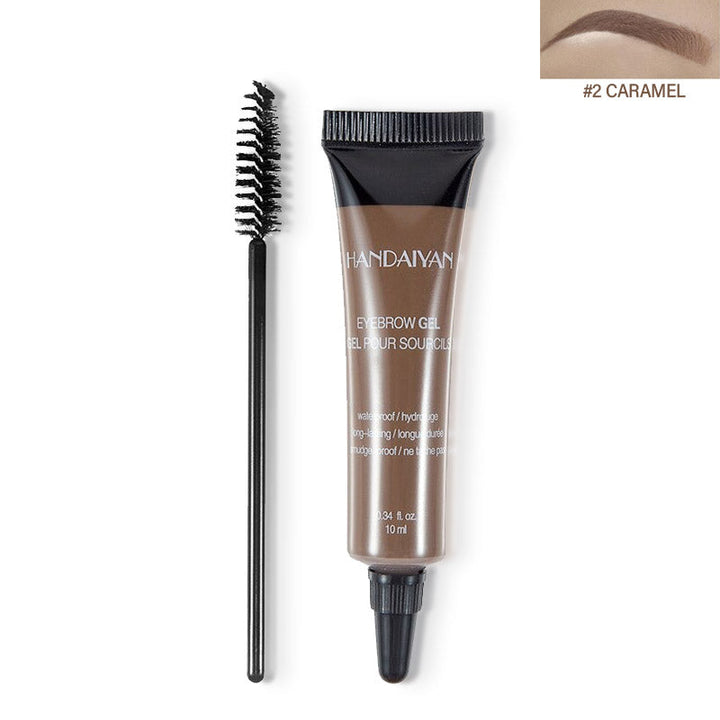 Mooie, gedefinieerde wenkbrauwen dankzij Handayan wenkbrauwcrème. Langhoudende oogmake-up.