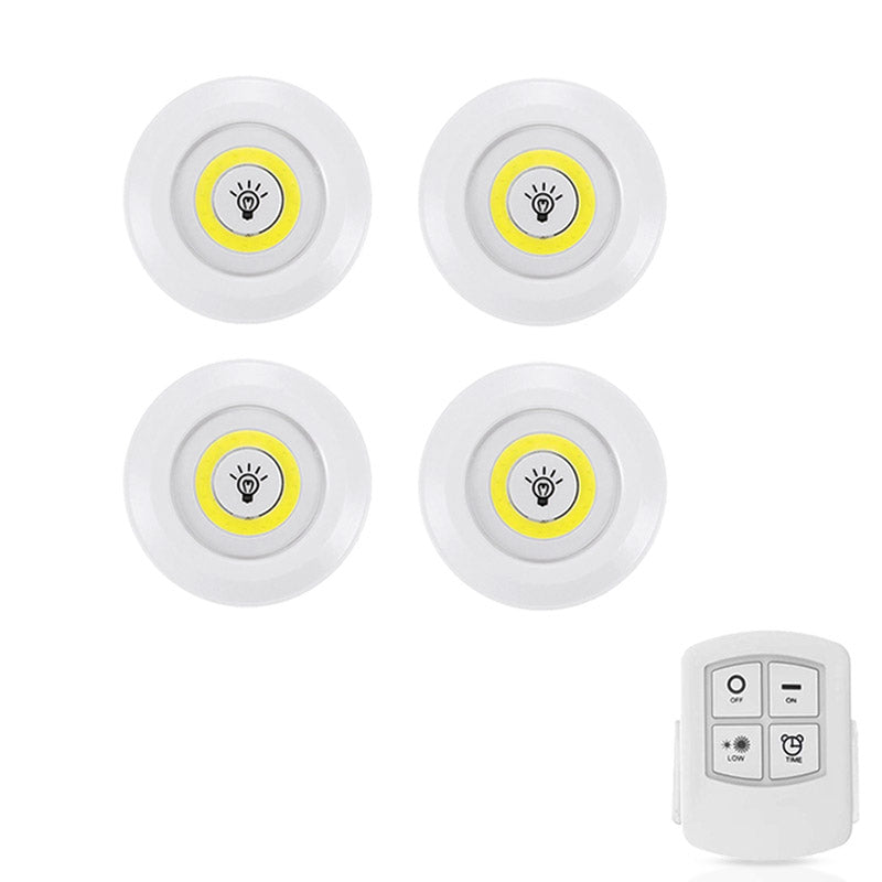 Draadloze LED lamp met bewegingssensor en afstandsbediening, ideaal voor gang of kast. Efficiënte batterijlamp.
