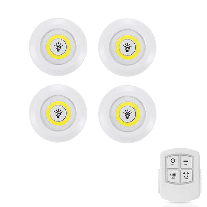 Draadloze LED lamp met bewegingssensor en afstandsbediening, ideaal voor gang of kast. Efficiënte batterijlamp.