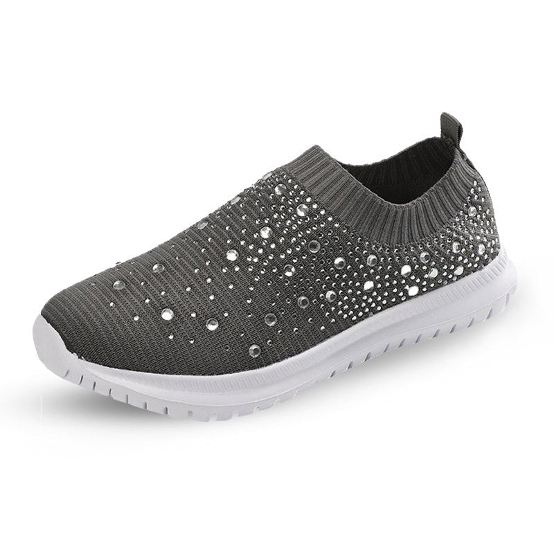 Instap dames bling sneakers voor ultiem gemak en stijl; comfortabele damesschoenen.