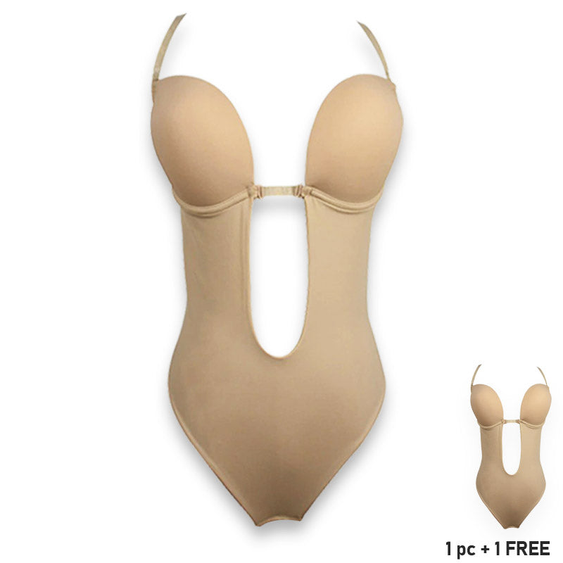 Dames push-up backless shaper, figuurcorrigerend en onzichtbaar onder zomerkleding.