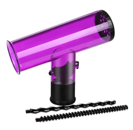 De Air Curler, een innovatieve krullenmaker die eenvoudig prachtige, hittevrije krullen creëert.