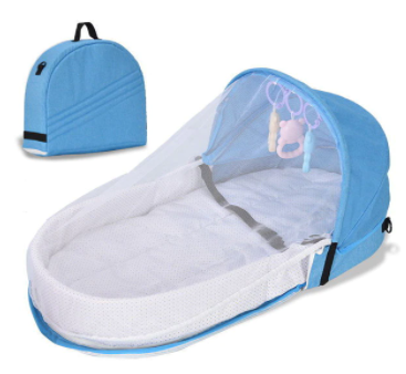 Draagbaar babybedje, comfortabele slaapplek voor pasgeborenen, veilig en ideaal voor onderweg.