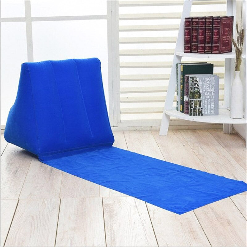 Ultiem comfort met deze opblaasbare lounger; de perfecte draagbare stoel voor zomerse ontspanning en plezier.