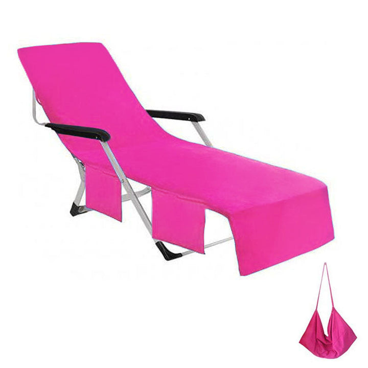 Ultiem comfort met dit strandlaken met zakken, perfect voor hygiëne en gemak op vakantie.