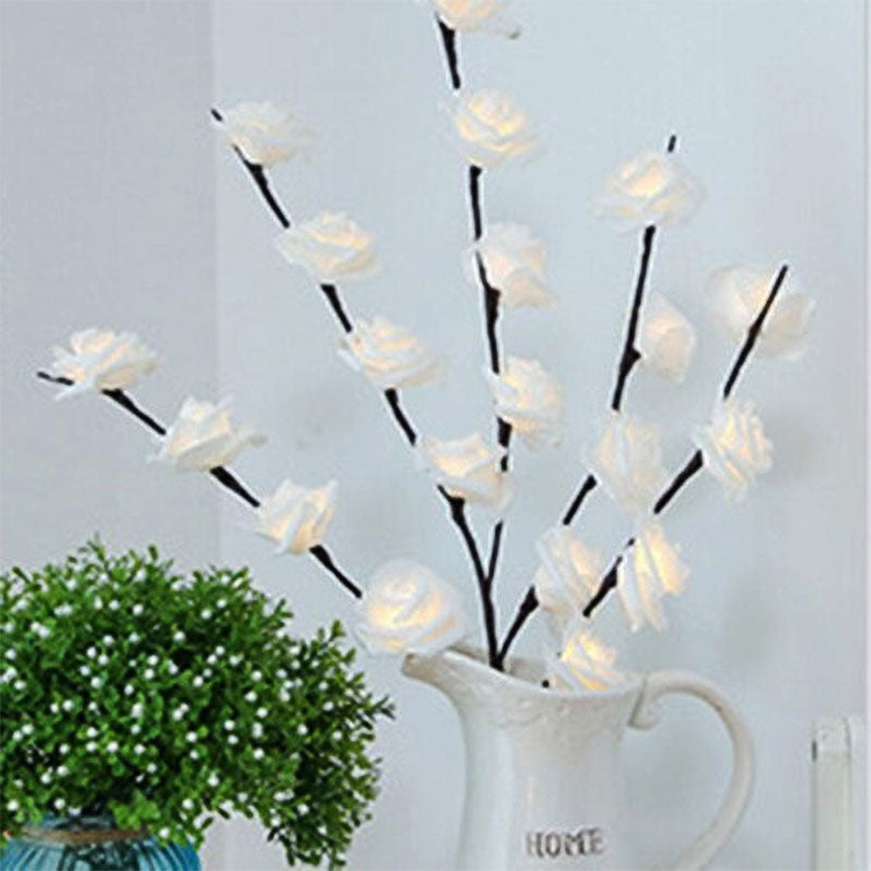 Elegante LED bloemenlamp, brengt romantiek en sfeer in huis.