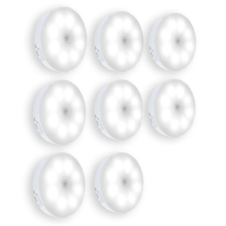 Praktische draadloze LED binnenverlichting met bewegingssensor, veelzijdig en universeel toepasbaar.