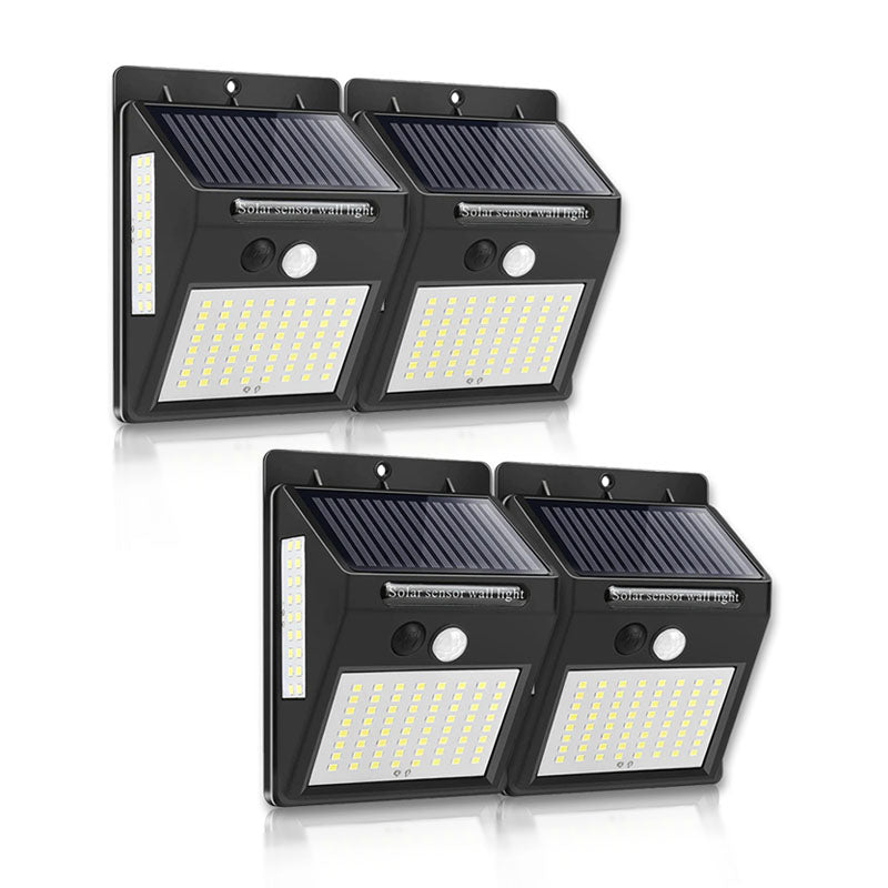 Energieonafhankelijke draadloze solar LED lamp met bewegingssensor, bespaart energiekosten en zorgt voor licht.