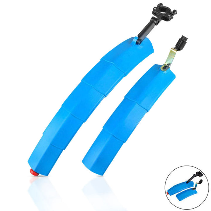 Premium fiets spatbord set met felle verlichting; perfecte bescherming en verhoogde veiligheid.