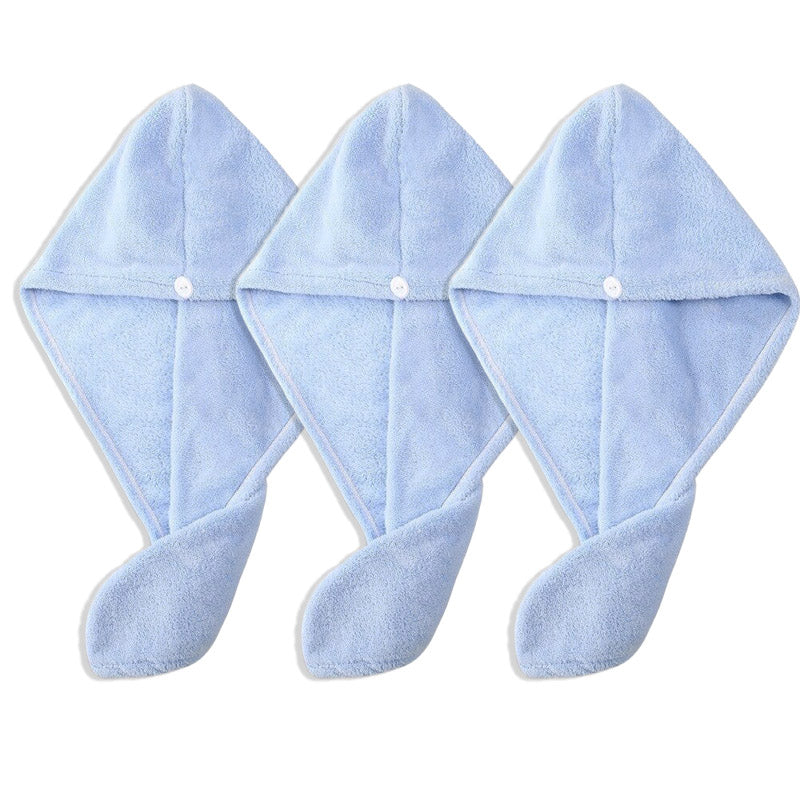 Hoogwaardige microvezel haardroogdoek set voor dames, snelle absorptie en droogtijd, een beauty essential.