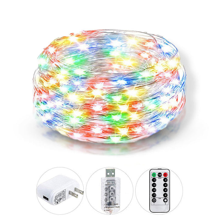 Eenvoudig te installeren LED lichtgordijn, veelzijdige sfeerverlichting en woondecoratie.
