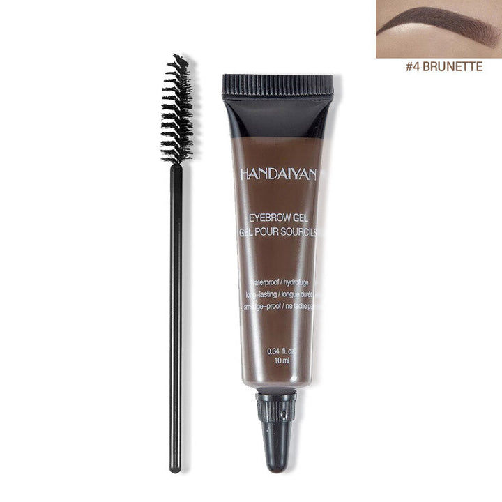 Assortiment Handayan wenkbrauwcrèmes: blond, brunette, espresso. Perfecte oogmake-up.