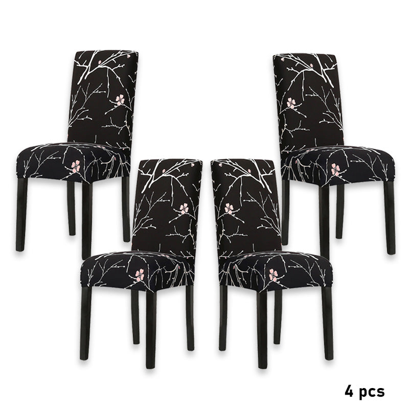 Stijlvolle upgrade voor uw eetkamerstoelen met deze elastische, wasbare stoelhoes.