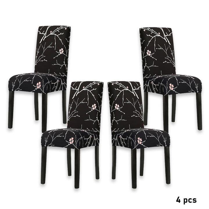 Stijlvolle upgrade voor uw eetkamerstoelen met deze elastische, wasbare stoelhoes.