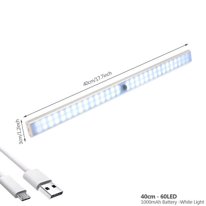 Elegant oplaadbaar LED sensor licht, perfect voor een modern interieur.