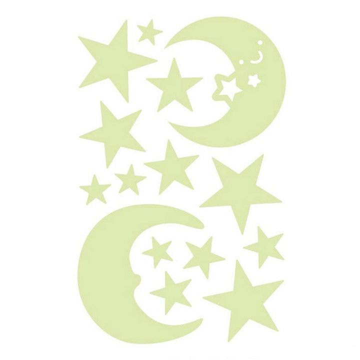 Mooie lichtgevende sterrenstickers voor slaapkamer en kinderkamer, glow in the dark effect.