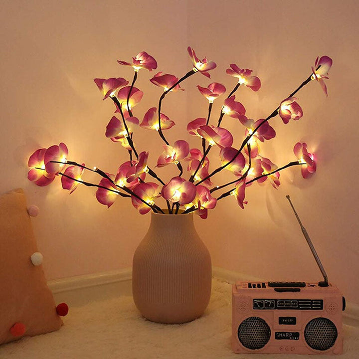 Trendy LED bloemenlamp, creëert een unieke en warme sfeer.