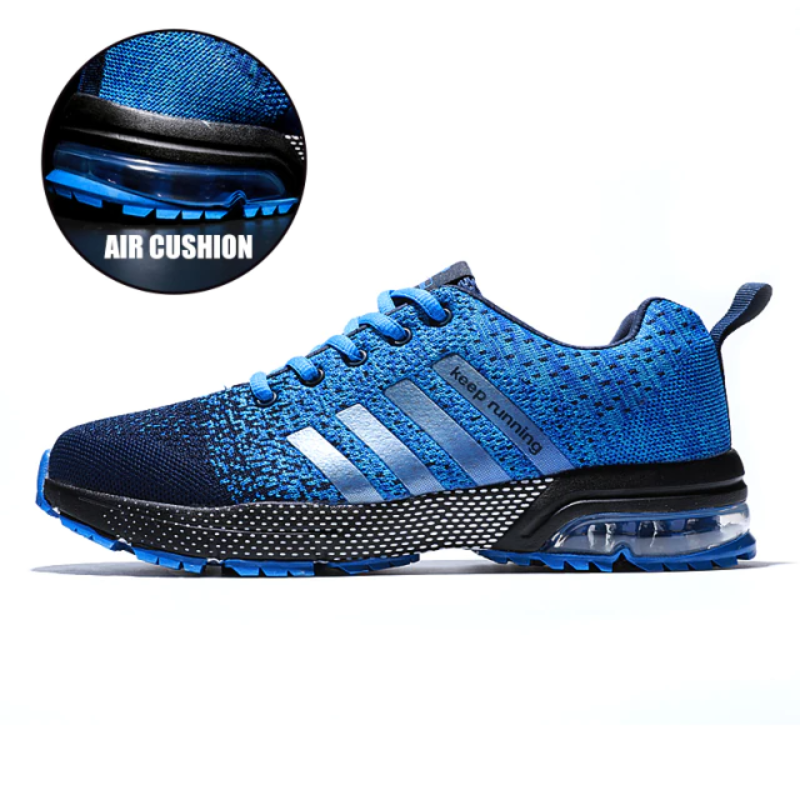 Lichtgewicht AeroFlex sneakers, unisex, ideaal voor comfort en vermindering van voetpijn.