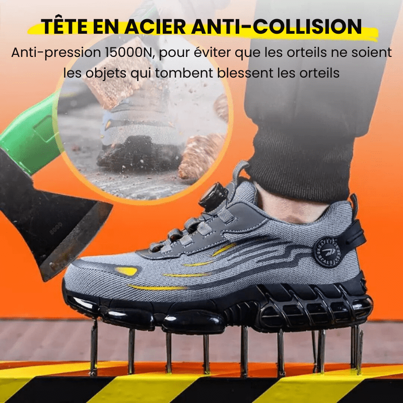 ProGuard werkschoenen met stalen neus, optimale bescherming en comfortabel draagcomfort tijdens elke klus.