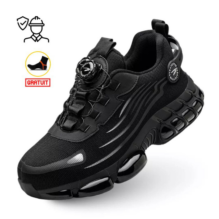 Robuuste ProGuard werkschoenen met stalen neus, optimale antislip bescherming voor bouw en industrie.