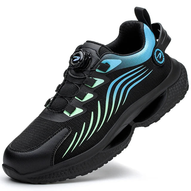 Antislip ProGuard werkschoenen, stalen neus, comfortabel en duurzaam voor industrie en bouw, maximale bescherming.