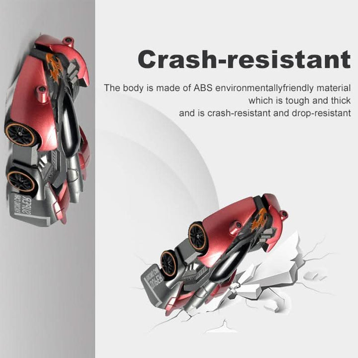 Innovatieve RC stuntauto, klimt muren en plafonds. Met afstandsbediening, uniek speelgoed voor jongens/meisjes.