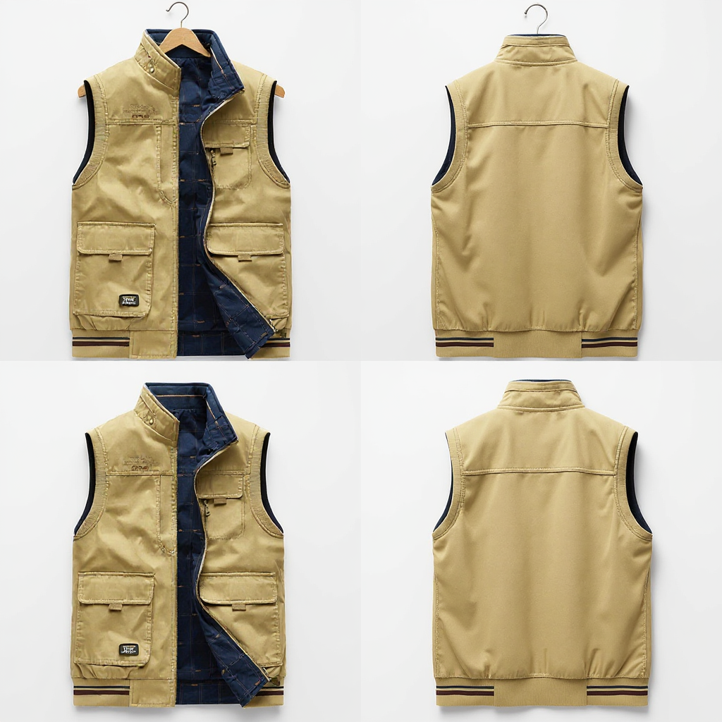 Veelzijdig heren vest met ritssluiting voor optimale comfort en een smart-casual uitstraling. Perfect voor heren.