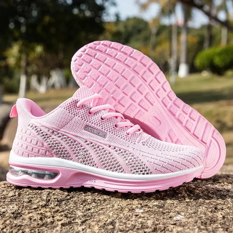Comfortabele orthopedische dames sneakers met geavanceerde voetondersteuning voor pijnverlichting en stabiliteit.
