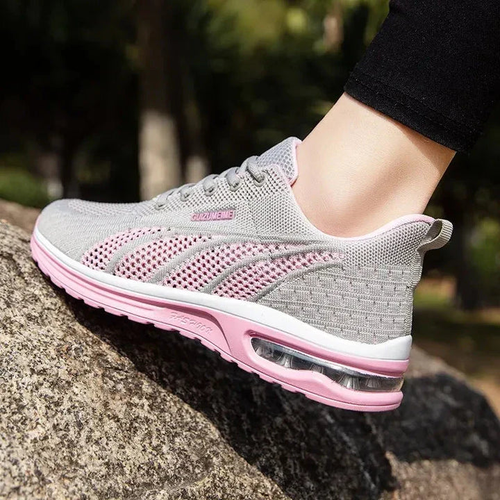 Lichtgewicht orthopedische dames wandelschoenen, ook geschikt als sportschoenen voor fitness en dagelijks gebruik.