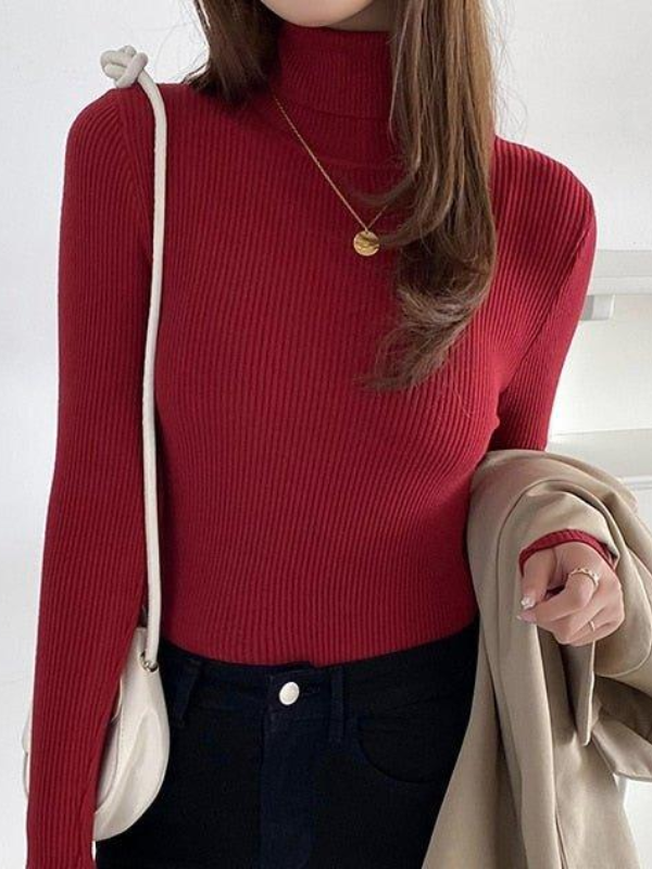 Modieuze kasjmierlook coltrui voor vrouwen, warm, comfortabel en tijdloos design.