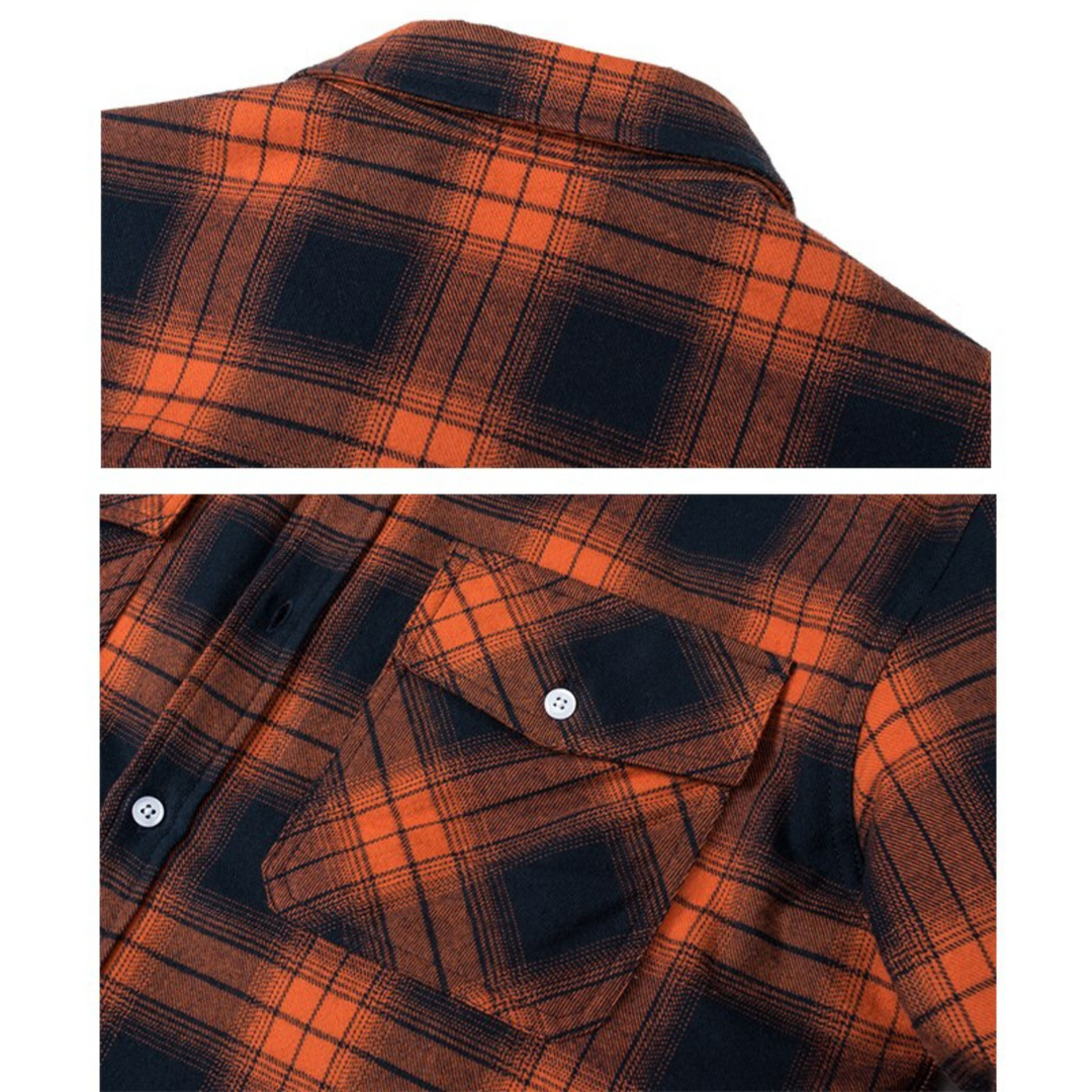 Stijlvolle Arvid herenjas met geruite print, zachte voering en warm voor de winter.