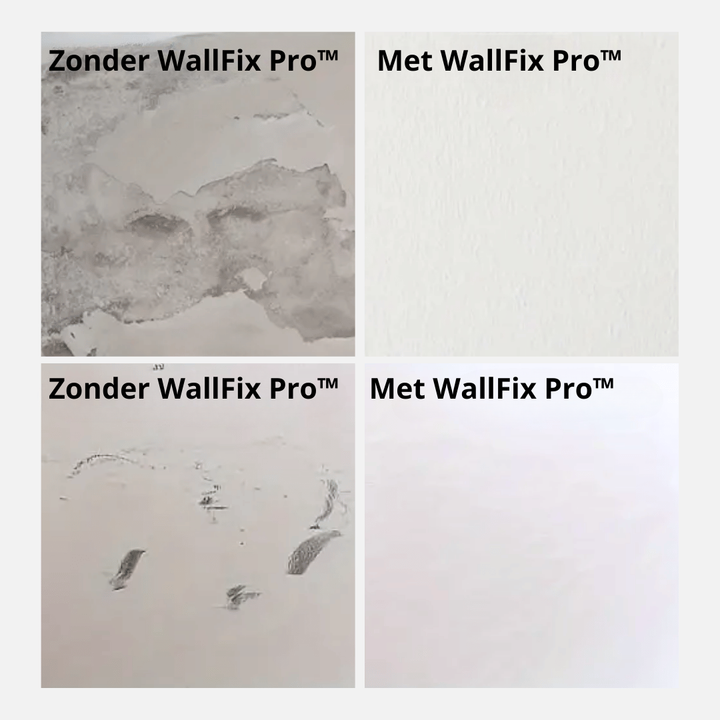 Witreparatie muurherstelcrème voor onzichtbare herstellingen; maakt klussen eenvoudig en muren egaal wit.