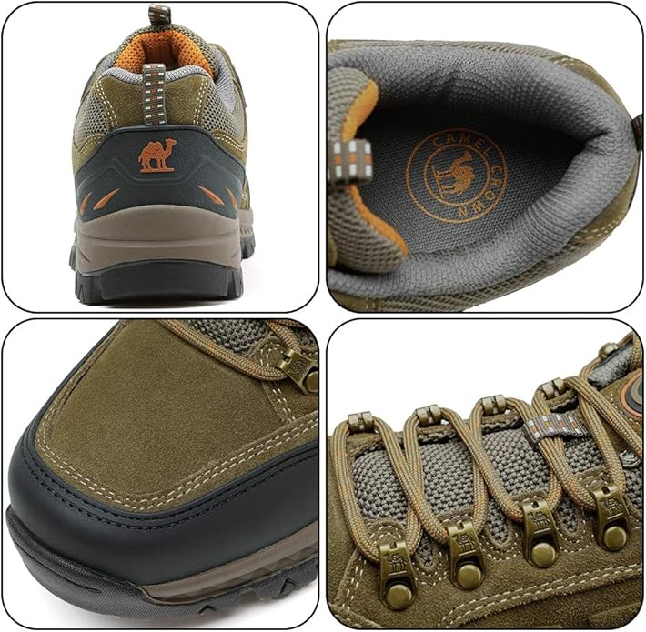 Ergonomische binnenzool van comfortabele unisex sportschoenen; demping voor lange dagen op pad.