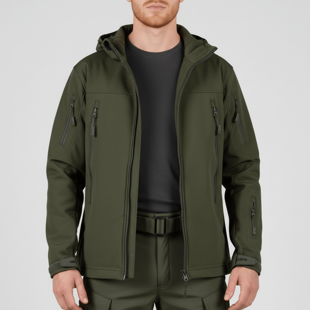 Waterdichte heren wandelset Eli, ontworpen voor maximale bescherming en comfort op paden.