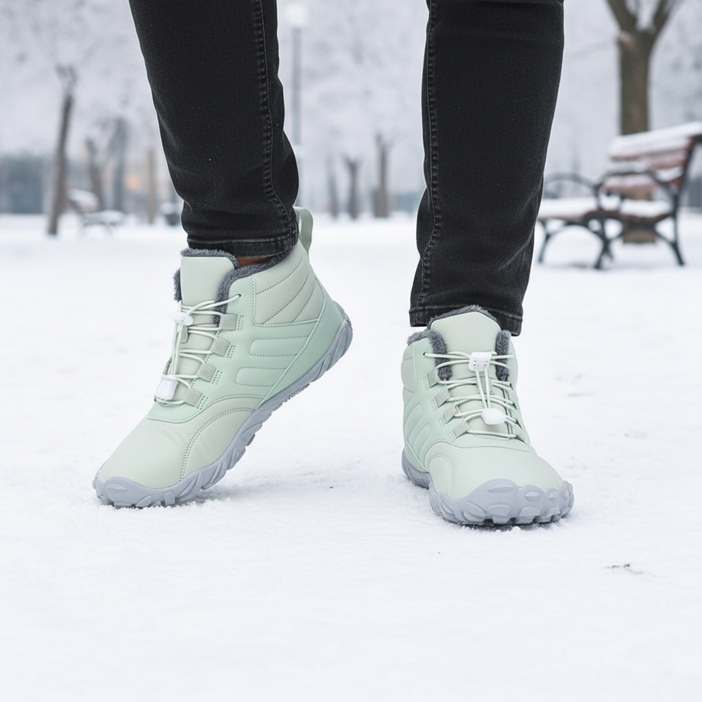 Unisex waterafstotende winterlaarzen met warme voering en antislipzool voor herfst & winter.