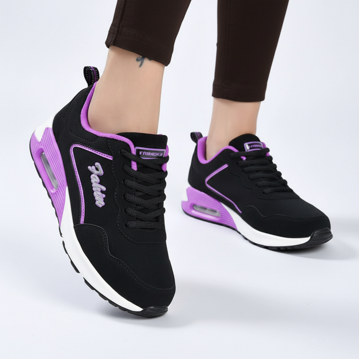 Comfortabele waterdichte dames wandelschoenen Maggie, ideaal voor dagelijks gebruik, lichtgewicht en ergonomisch.