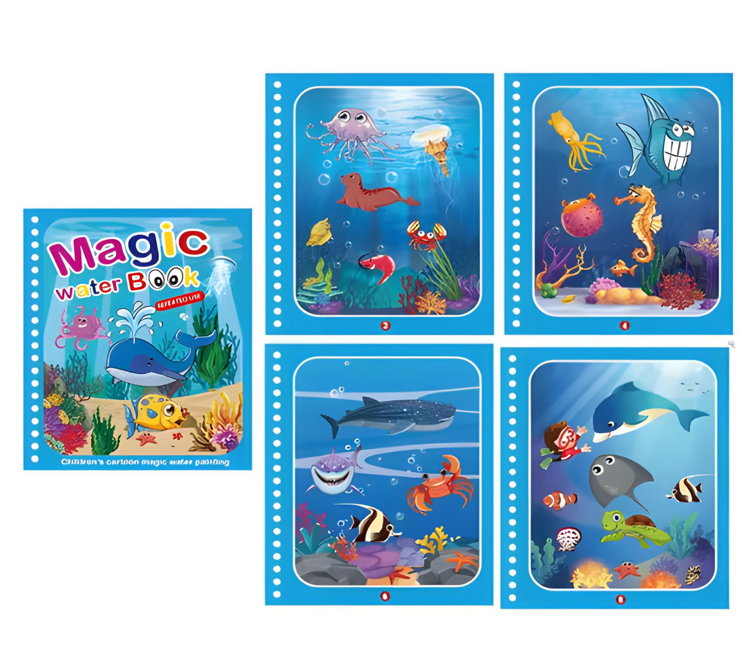 Magische waterkleurboeken voor urenlang schoon tekenplezier, goed voor creatieve ontwikkeling van kinderen.