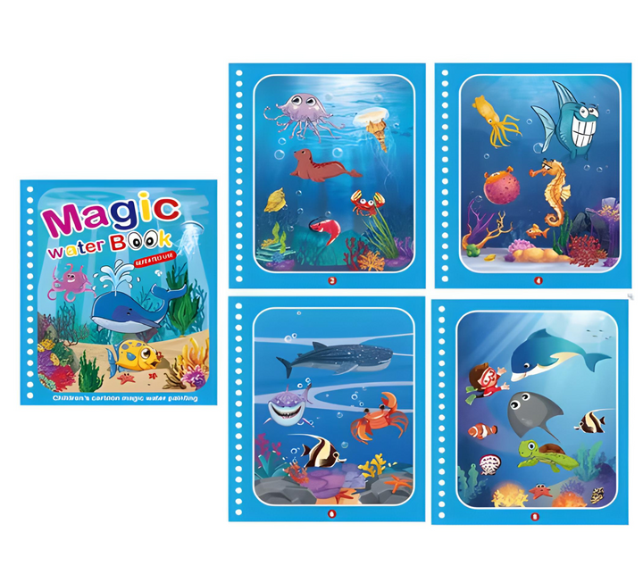Magische waterkleurboeken voor urenlang schoon tekenplezier, goed voor creatieve ontwikkeling van kinderen.