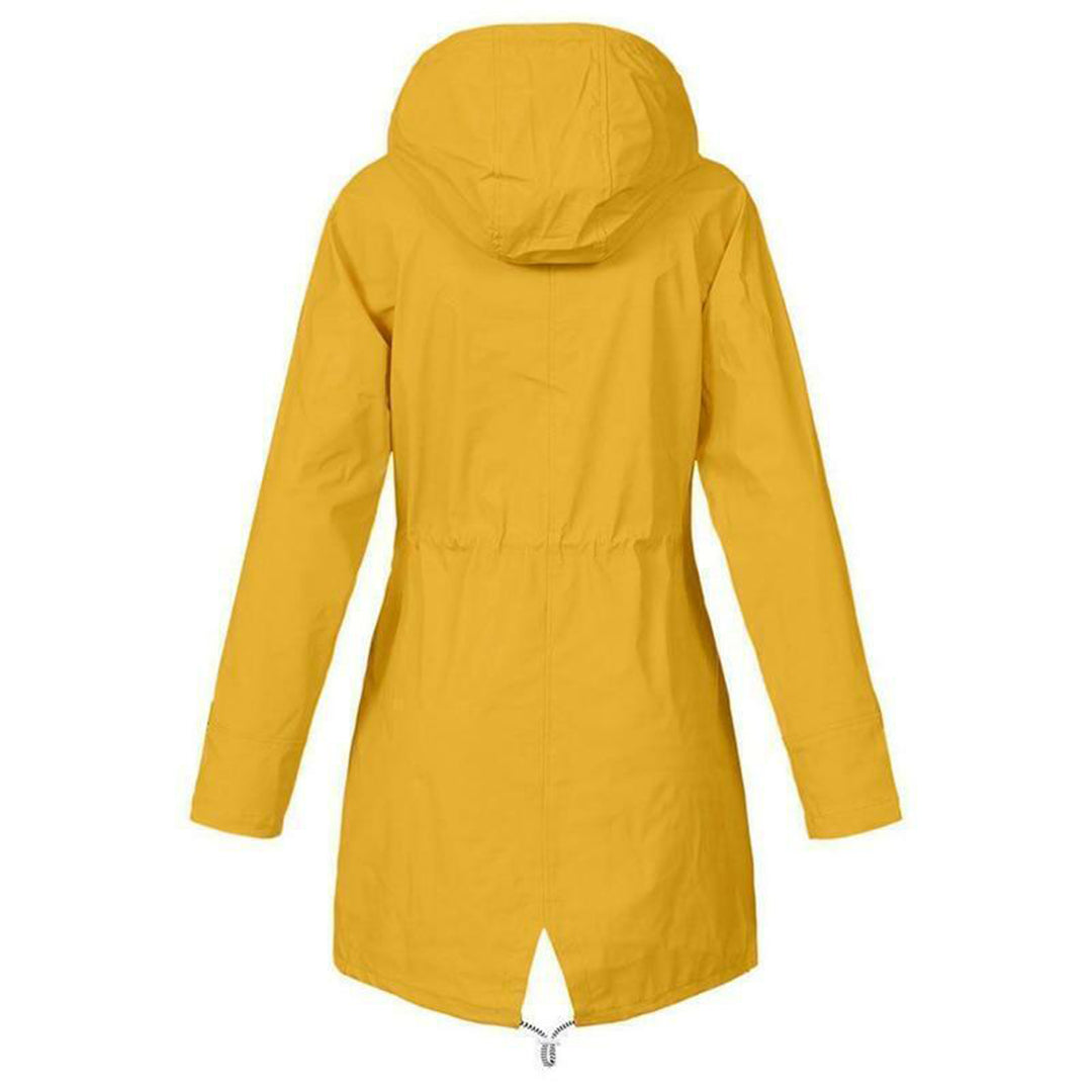 Stijlvolle waterdichte damesparka Angelique. Ideaal als regenjas of lente/herfstjas. Comfortabele outdoorkleding.