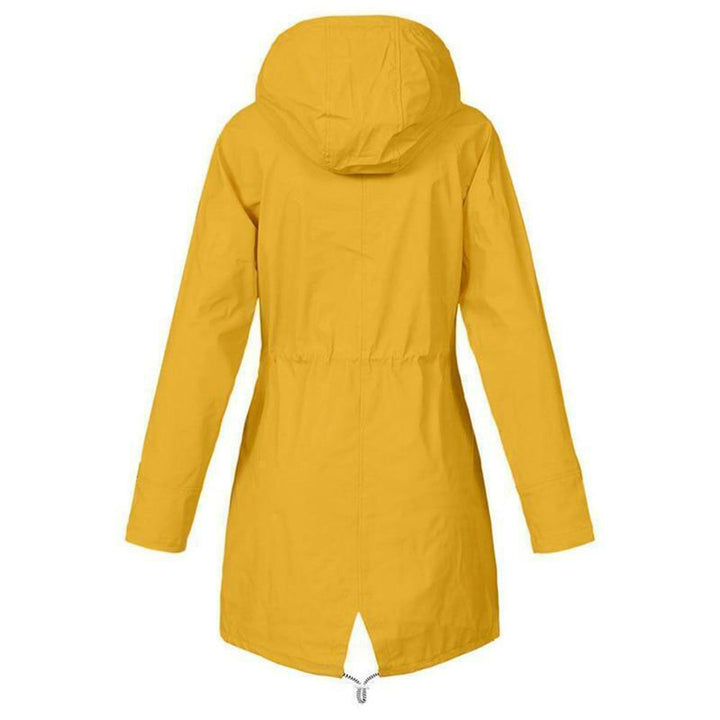 Stijlvolle waterdichte damesparka Angelique. Ideaal als regenjas of lente/herfstjas. Comfortabele outdoorkleding.