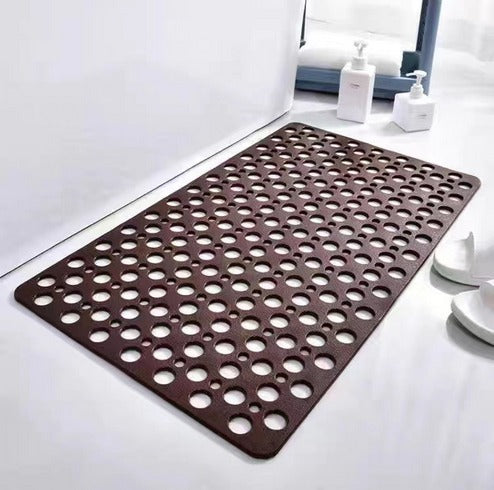 Veilige antislip douchemat, sneldrogend PVC met zuignappen. Essentieel voor badkamerhygiëne en comfort.
