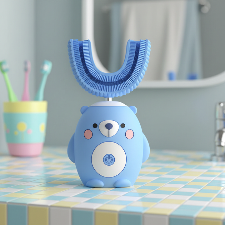 Elektrische tandenborstel voor kinderen, TinySonic. Oplaadbaar en sonisch voor effectieve mondhygiëne.