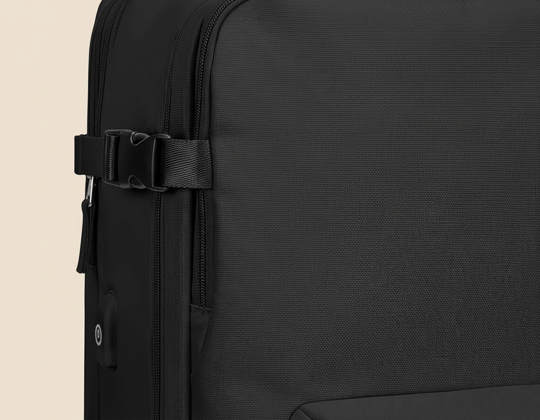 Unisex laptoptas voor dagelijks gebruik, biedt ruimte voor accessoires en documenten.