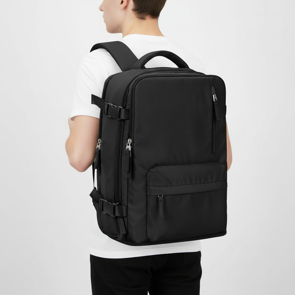 Multifunctionele laptoptas; georganiseerde oplossing voor kantoorbenodigdheden en school.