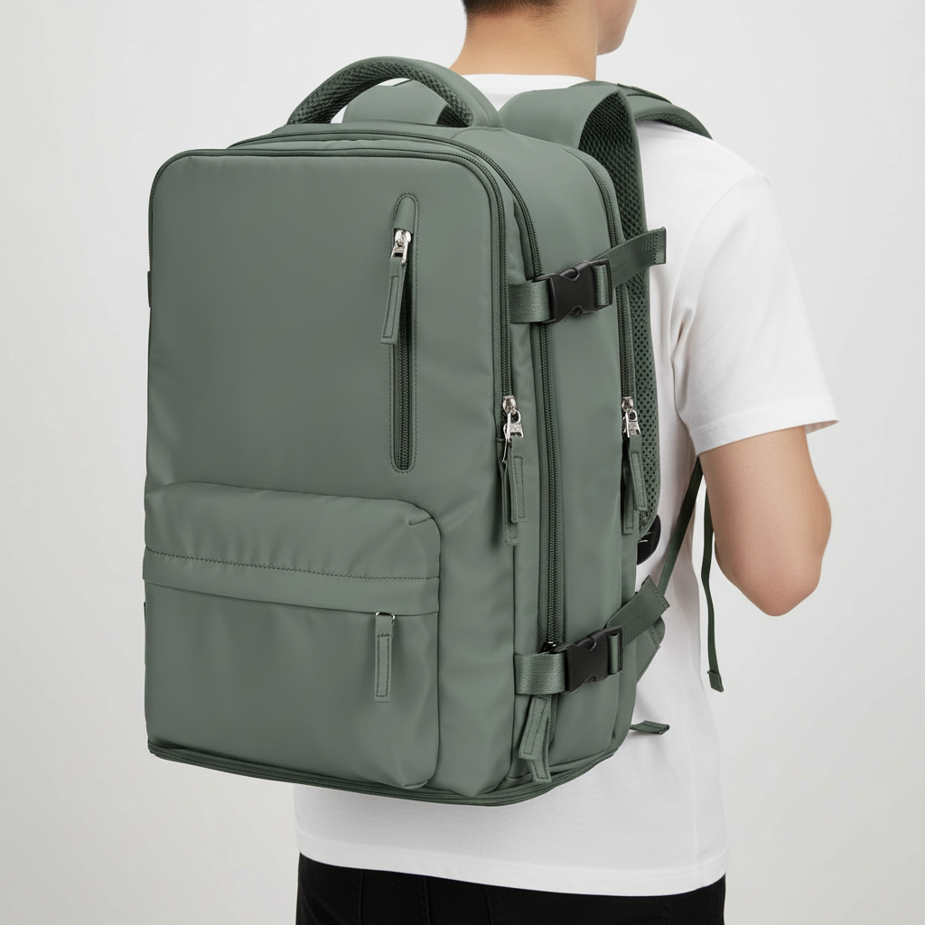 Zakelijke laptoptas; perfect voor laptops en documenten, met extra vakken voor accessoires.