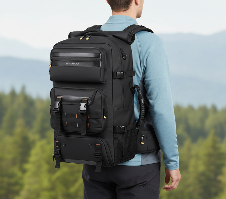 Multifunctionele reistas rugzak met USB-poort, ruime laptopzak en waterbestendig design voor reizen & werk.