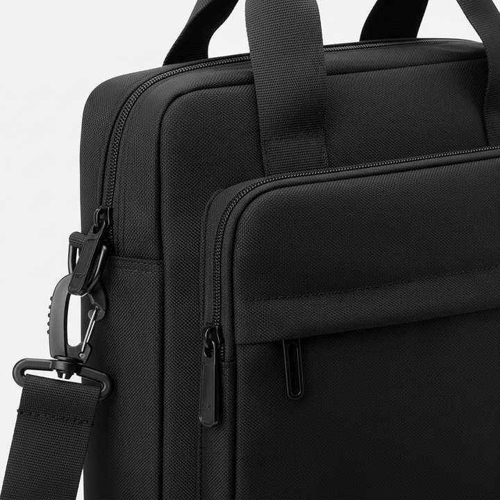 Stijlvolle unisex zakelijke rugzak voor laptop, werk & reizen. Waterafstotend met slimme organisatie. Licht & comfortabel.