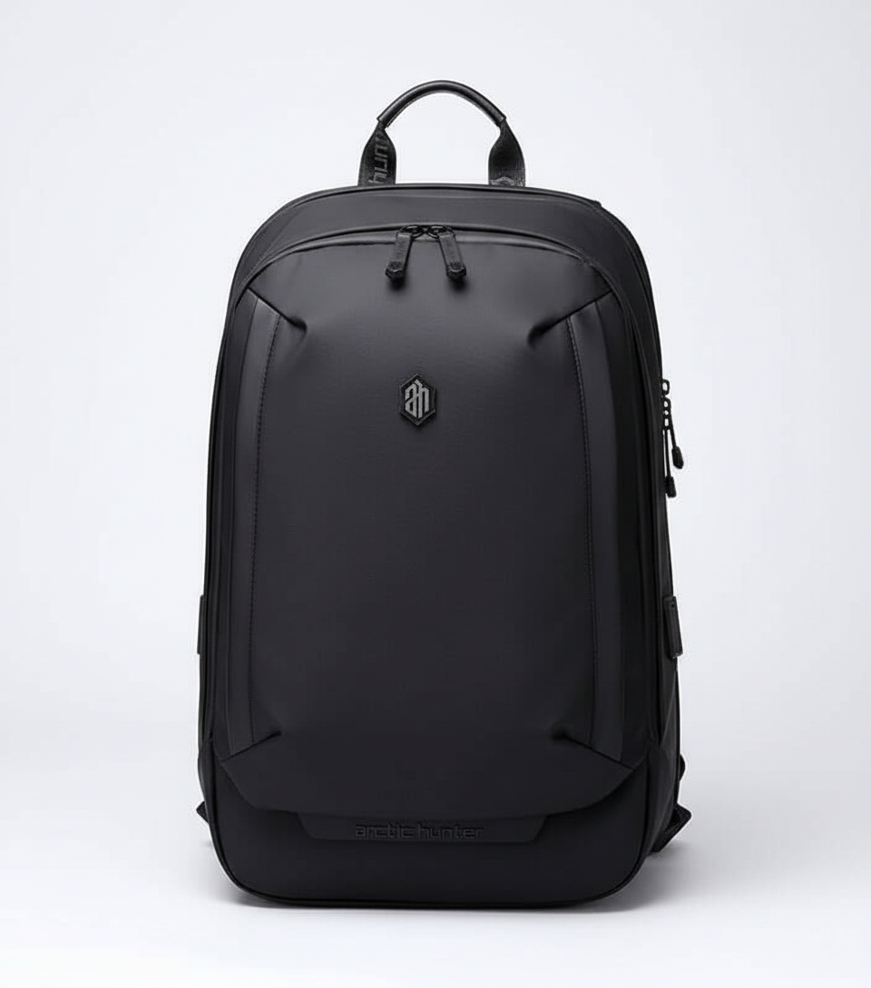 Comfortabele rugzak voor school, kantoor en reizen; met speciaal laptopvak. Duurzaam en waterbestendig design.