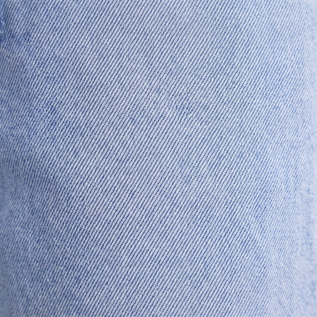 Casual dames wijde jeans met rechte pijpen, trendy spijkerbroek voor een relaxte en modieuze look.